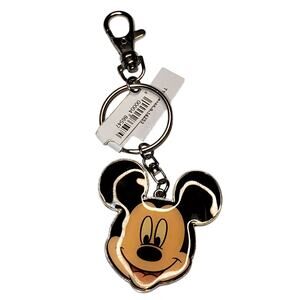 Mickey Mouse 2 Face Key Chain 5.5" New